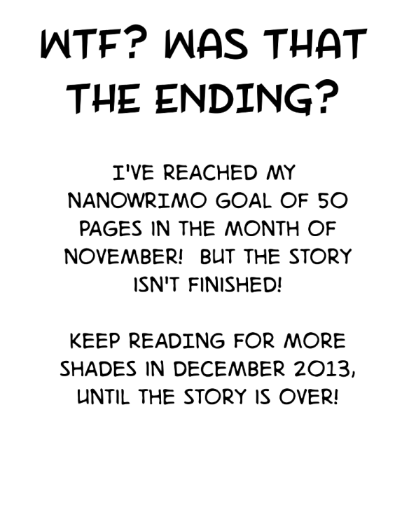 NANOWRIMO IS OVER!